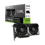 ASUS Dual GeForce RTX 5060 OC Edition 8GB GDDR7 Graphics Card - أسود