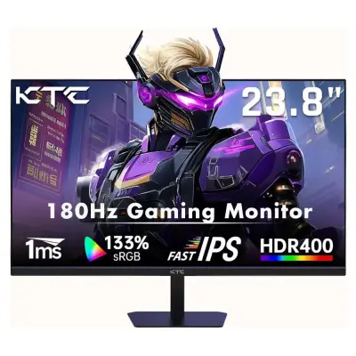 KTC H24F8 24-إنش 180Hz FHD (1920x1080) Fast IPS شاشة ألعاب - 3-سنوات ضمان