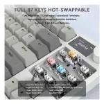 ATTACK SHARK K86 RGB لاسلكي لوحة مفاتيح ألعاب ميكانيكية - رمادي