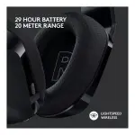 Logitech G733 LIGHTSPEED لاسلكي RGB سماعة رأس للألعاب – أسود