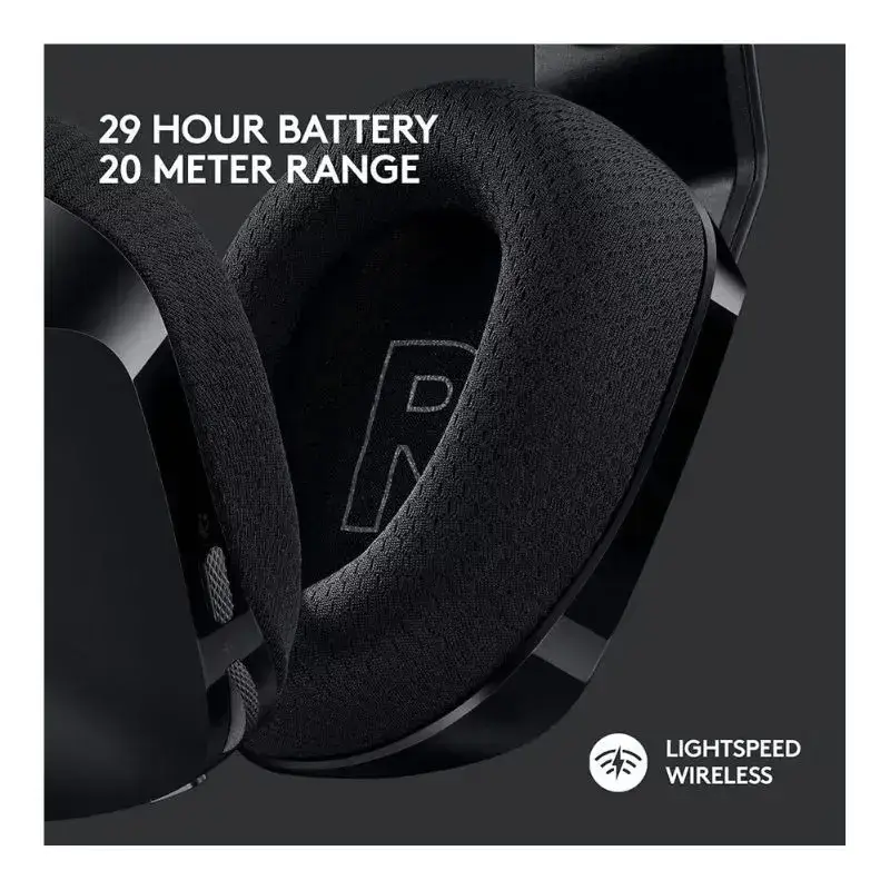 Logitech G733 LIGHTSPEED لاسلكي RGB سماعة رأس للألعاب – أسود